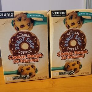 Keurig Donut Shop Cookie Dough Coffee K-Cup Pods - Cream & Brown